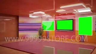 Virtual Set Green Screen 4K BEAUTY 03