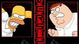 M.U.G.E.N: Homer Simpson Vs Petter Griffin
