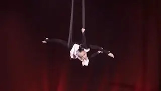 Склярова Мия 6 лет, воздушные стропы, номер Круэлла