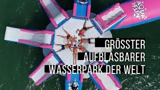 Das Ninja Couple testet den weltweit größten aufblasbaren Wasserpark in Dubai🤩