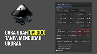 Cara atur DPI di Inksacpe tanpa mengubah ukuran / how to change dpi in inkscape