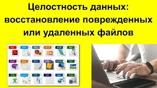 Целостность данных: восстановление поврежденных или удаленных файлов