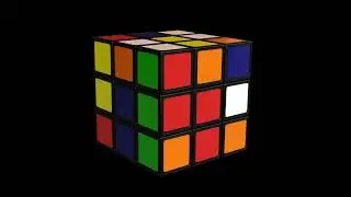 Rubiks Cube Animation Test in Blender 4.0