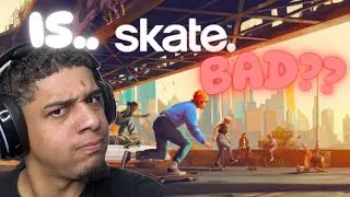 FIRST TIME PLAYING SKATE.