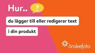 Så här lägger du till text i din fotobok