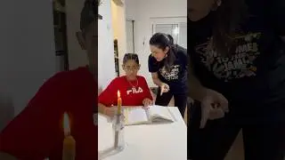 Vai estudar até a vela apagar
