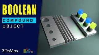 BOOLEAN Compound Object 3Dsmax  | @Quick3D