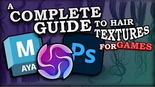 Making HAIR Textures for Games [BEGINNER TUTORIAL]