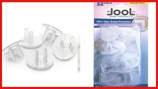Outlet Plug Covers (32 Pack) Clear Child Proof Electrical Protector Safety Caps - Jool Baby