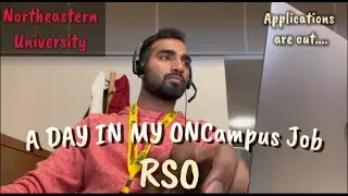 A Day in My On-Campus Job! (F1 Visa Student Story)