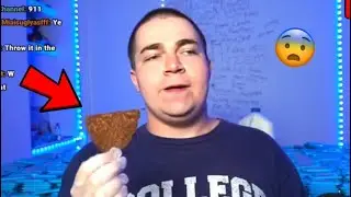 @Steak does the One Chip Challenge for the 900k sub special😨🔥(clip)