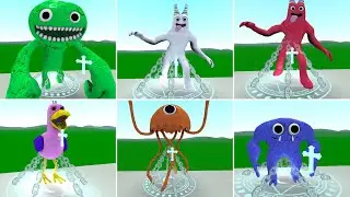 GARTEN OF BANBAN 2 FAMILY VS Alphabet Lore VS DOORS Cross  | Garry's Mod