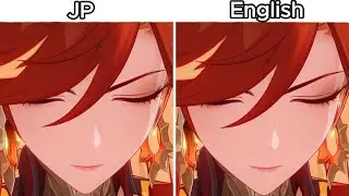 Mavuika JP Voice vs EN Voice Side By Side Genshin Impact 5.0 Trailer