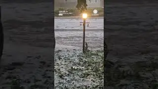 Extreme Hailstorm Strikes Flooded Loveland, Colorado