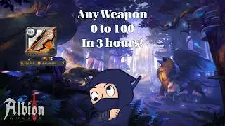 [Albion] ANY Weapon 0 - 100 in 3 Hours!!!