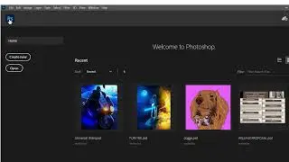 How to clear Recent Files from Photoshop home screen