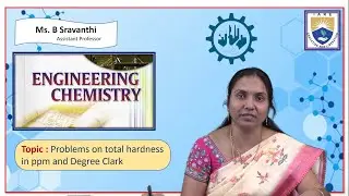 Problems on total hardness in ppm and Degree Clark by Ms. B Sravanthi