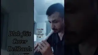 Blok flüt delikanlı