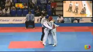 Carlos Vasquez (VEN) v Lenn Hypolite (TRI) | Taekwondo at the 2011 Pan Am Games