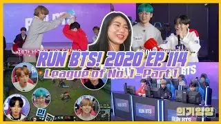 Run BTS! 2020 - EP.114 (League of No.1 - Part 1) REACTION