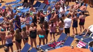HAIRY CHEST CONTEST Carnival Dream 4/22/17