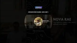 Create Stunning Spotlight Effect Animation in Canva! 