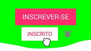 Green Screen Inscreva-se - Rosa (Cursor animado) + Dowload