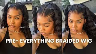 Wigs Have Changed! *NEW* Pre Everything Berided Wig | Straight Out Of The Box Install | Wiggins Hair