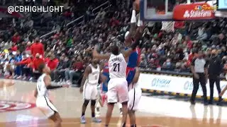 Harell BIG dunk right on Aldridge vs Nets