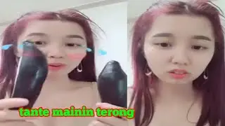 BIGO LIVE TANTE SEXY MAIN TERONG | TERONG DI CABEIN | Sensasi Bigo