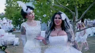 温哥华神秘的白衣盛宴Diner en blanc