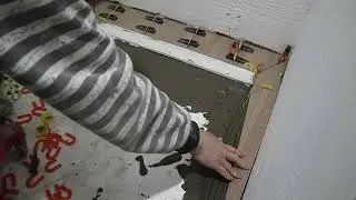 Как собрать душевую без бортика под ламинат.
