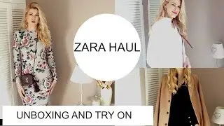 ZARA UNBOXING TRY ON HAUL - ALL UNDER 25 £ / Eva McMahon