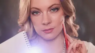 ASMR Memorizing Your Face... Again (UP-CLOSE Examining, Measuring, Drawing and Photographing You)