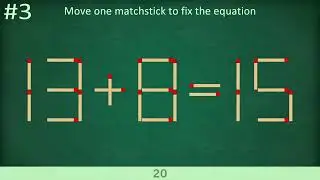 Matchstick Math Puzzle Challenge