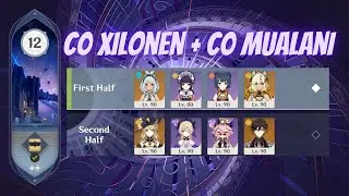 Xilonen, Mualani - Abyss 12 full run | Builds at the end