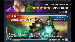 Empires & Puzzles - 133x Underwild Event + 12x Troops Summons
