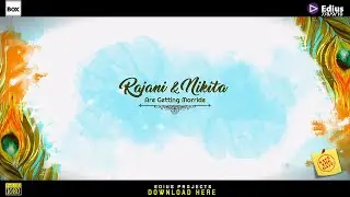 Edius 8 9 10 Romantic Save The Date Title l Wedding Invitation Title l Whatsapp Invitation l