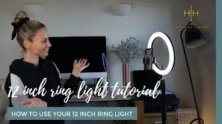 12 inch ring light tutorial