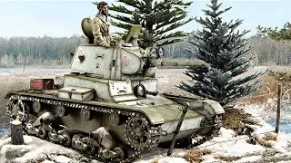 Let's Make A Realistic Winter Forest Diorama! (T-26, Hobby Boss 1/35)