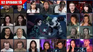 [Full Episode] Demon Slayer: Kimetsu no Yaiba Season 2 Episode 8/15 Reaction Mashup | 鬼滅の刃