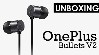 OnePlus Bullets (V2) Earphones Unboxing | Black | India