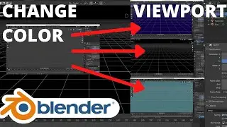How to change viewport color in blender 2.9 with blender settings in one minute blender tutorial