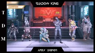TDM Gameplay with Bloodhound. Got 9 kills and had been the champion. Shadow King - Apex Legends.