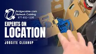 Jobsite Cleanup for Philadelphia and New Jersey Cabling in New Construction | BridgeCable Training
