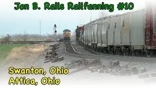 Railfanning #10 - NS at Swanton & Attica, Ohio - Reading HU - April 2018 -  Jon B. Rails Video