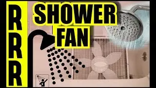 SHOWER SOUNDS + FAN NOISE + BLACK SCREEN = SHOWERING RELAXATION SOUNDS