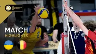 Ukraine vs. Belgium - Match Highlights | European Golden League Men 2024
