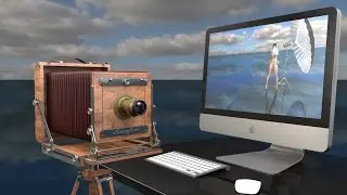 Гибридная фотография (анимация в Cinema 4D)