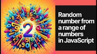 Pick a random number from a range of numbers in JavaScript